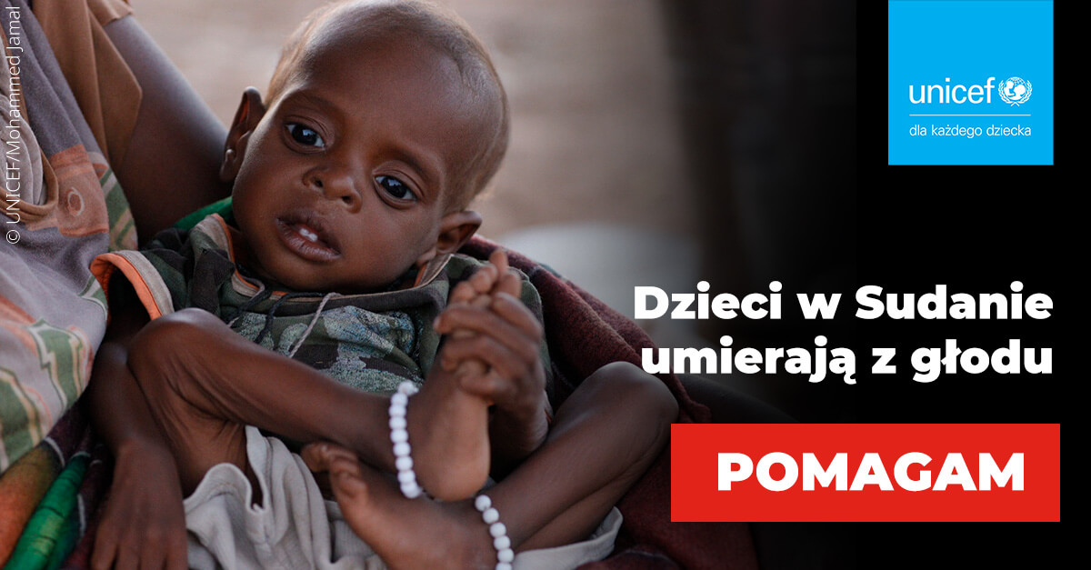 Pilna pomoc w Sudanie | UNICEF Polska