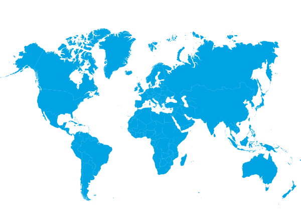 Mapa świata - UNICEF zapewnia 80% żywności terapeutycznej wykorzystywanej w leczeniu niedożywionych dzieci na całym świecie.