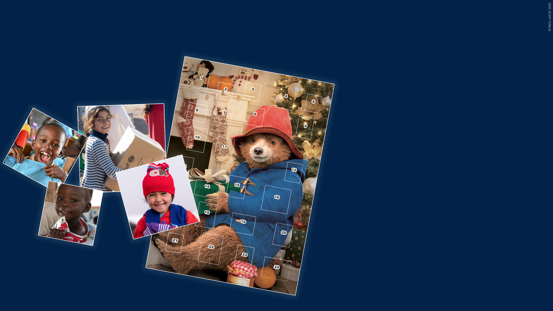 Kalendarz adwentowy z Paddingtonem od UNICEF