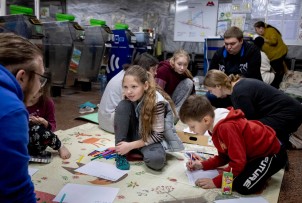 UNICEF Polska - Zajęcia w podziemiach metra