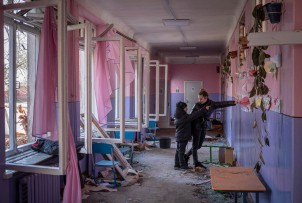 UNICEF Polska - Czernichów, zniszczona szkoła nr 18