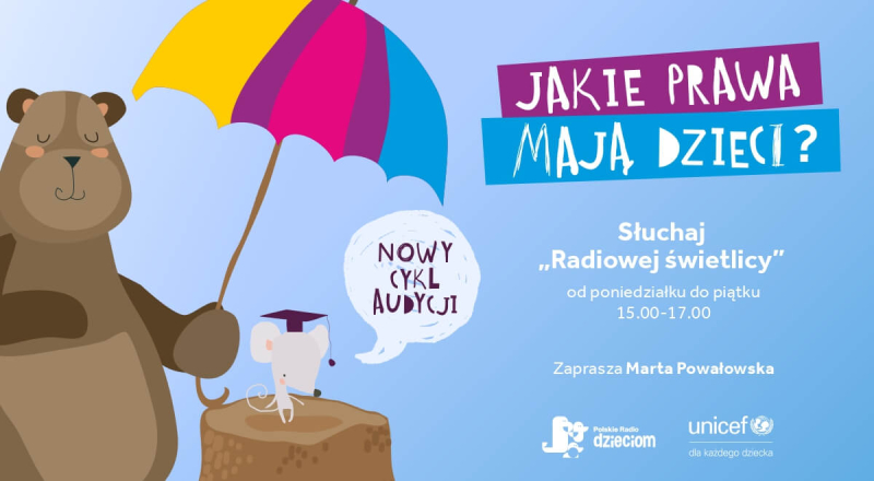 Jakie prawa mają dzieci? Polskie Radio Dzieciom i UNICEF Polska