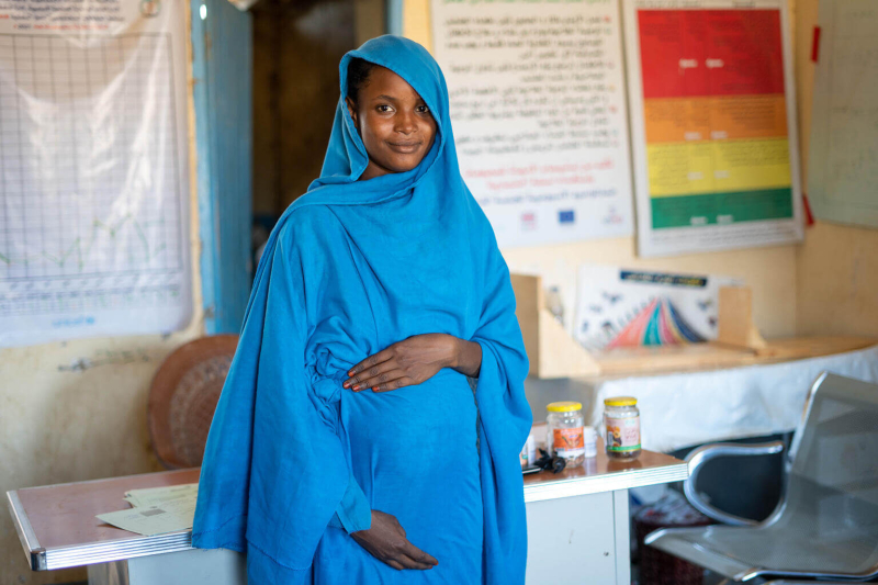 20-letnia Hosnia to mama rocznego chłopca, która jest w kolejnej ciąży