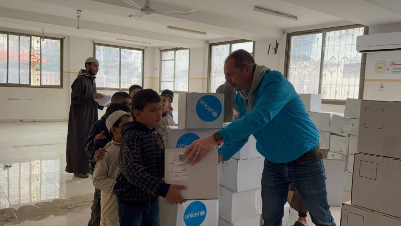 Pomagamy dzieciom w Strefie Gazy przetrwać zimę