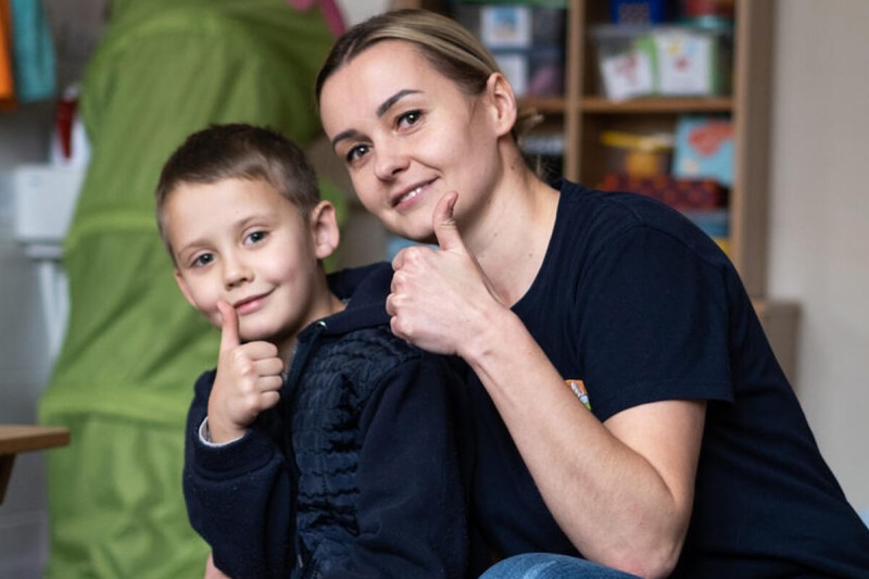 Wsparcie psychologiczne dla dzieci w Ukrainie