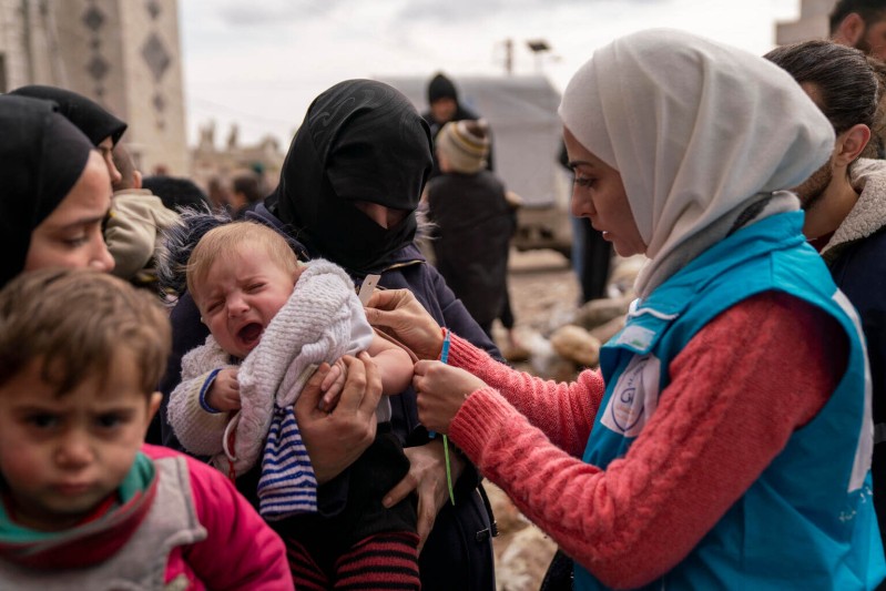 UNICEF Polska - Pomoc dzieciom po trzęsieniu ziemi w Syrii
