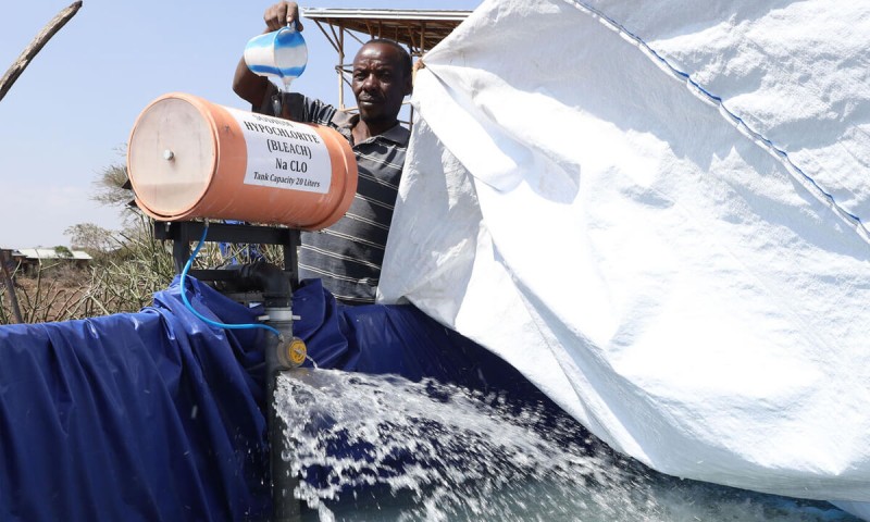 UNICEF instaluje systemy oczyszczania wody