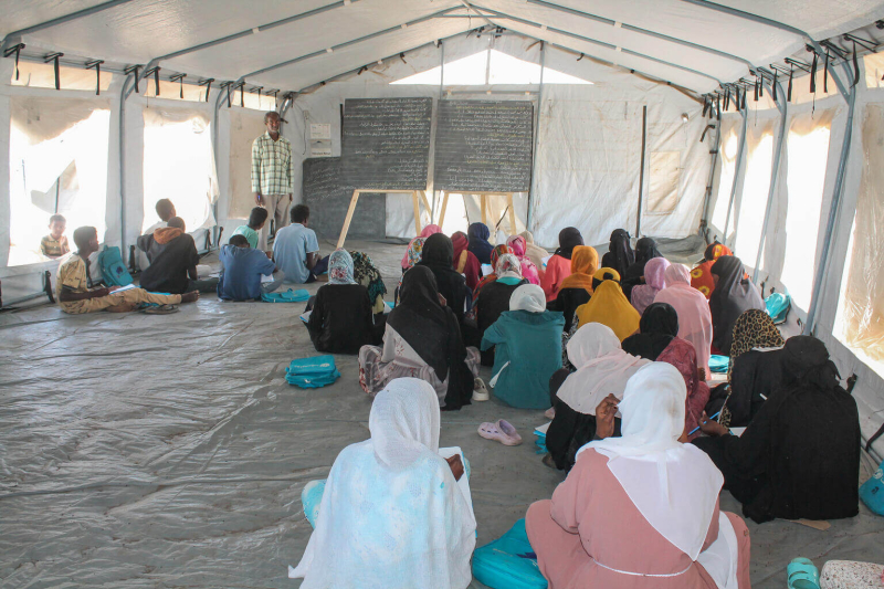 Dzieci w czasie egzaminu