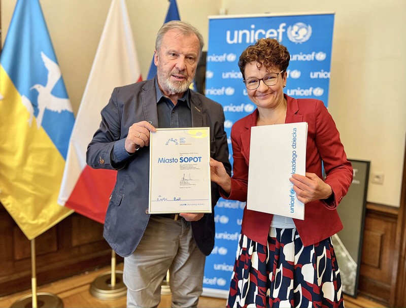 Sopot przystępuje do programu UNICEF Miasto Przyjazne Dzieciom