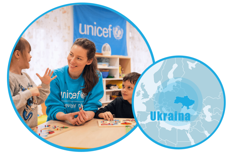 Ukraina pomoc UNICEF