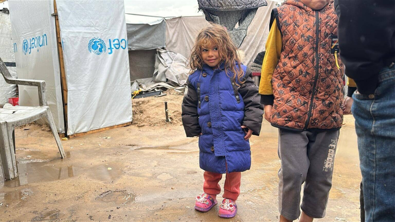 Pomagamy dzieciom w Strefie Gazy przetrwać zimę