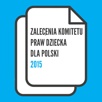 Zalecenia Komitetu Praw Dziecka dla Polski 2015