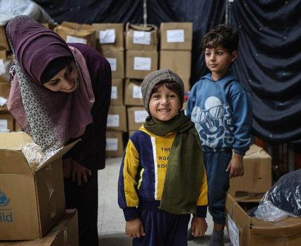 Pomagamy dzieciom w Strefie Gazy przetrwać zimę