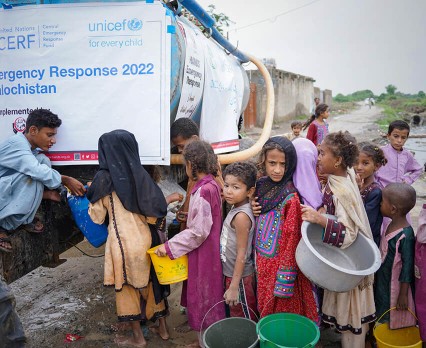 UNICEF niesie pomoc dzieciom w Pakistanie