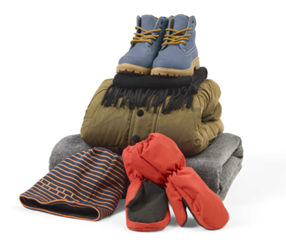 Zestaw zimowych ubrań dla dziecka