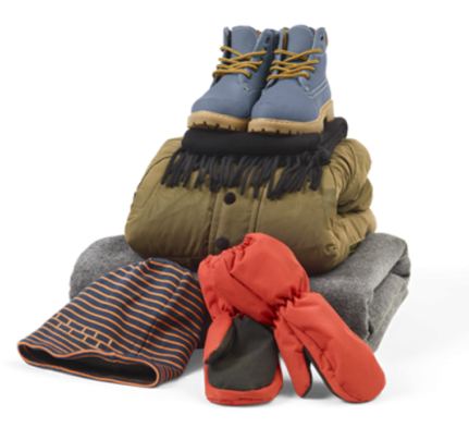 Zestaw zimowych ubrań dla dziecka